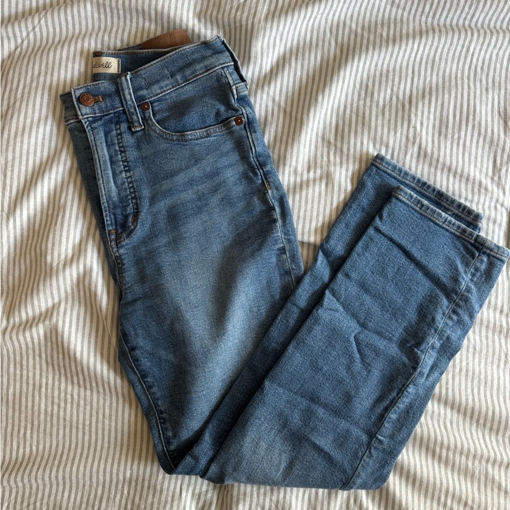 Madewell Women's Straight Leg Blue Jeans